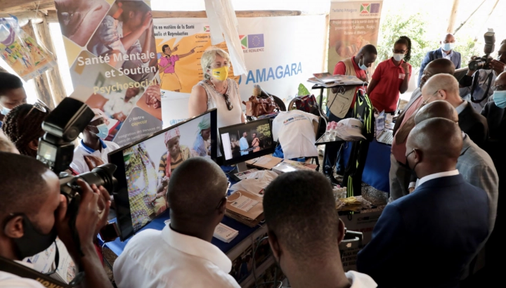 Advocacy stand in the conference in Burundi